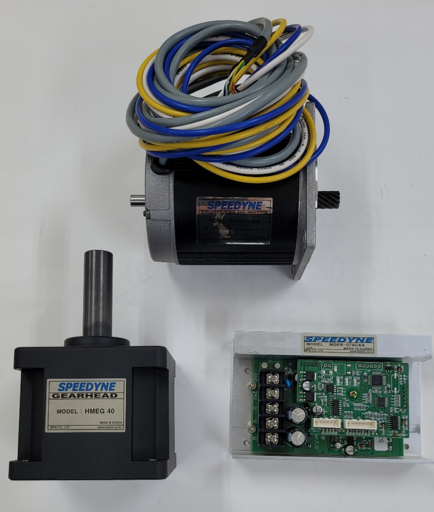 BLDC Motor, Driver and Gear Box