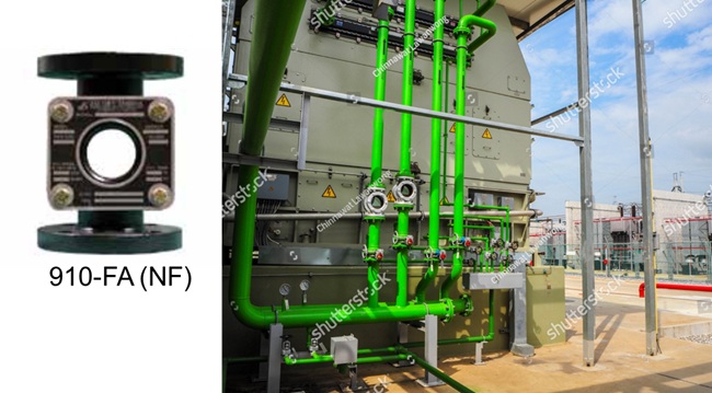 Cooling Water Line Sight Flow Indicator